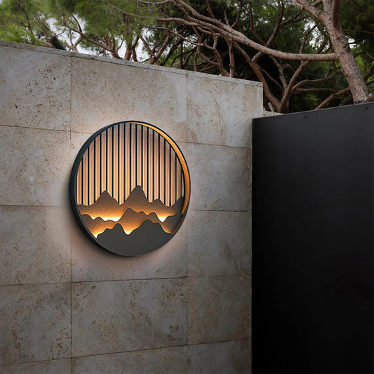 Integrated LED Outdoor Wall Lantern