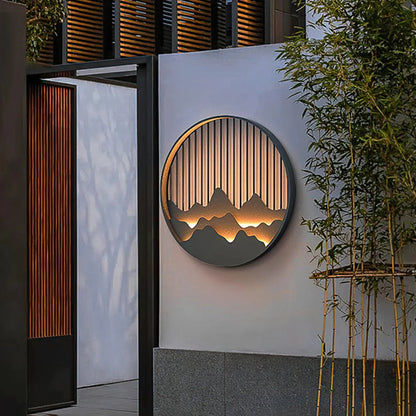 Integrated LED Outdoor Wall Lantern