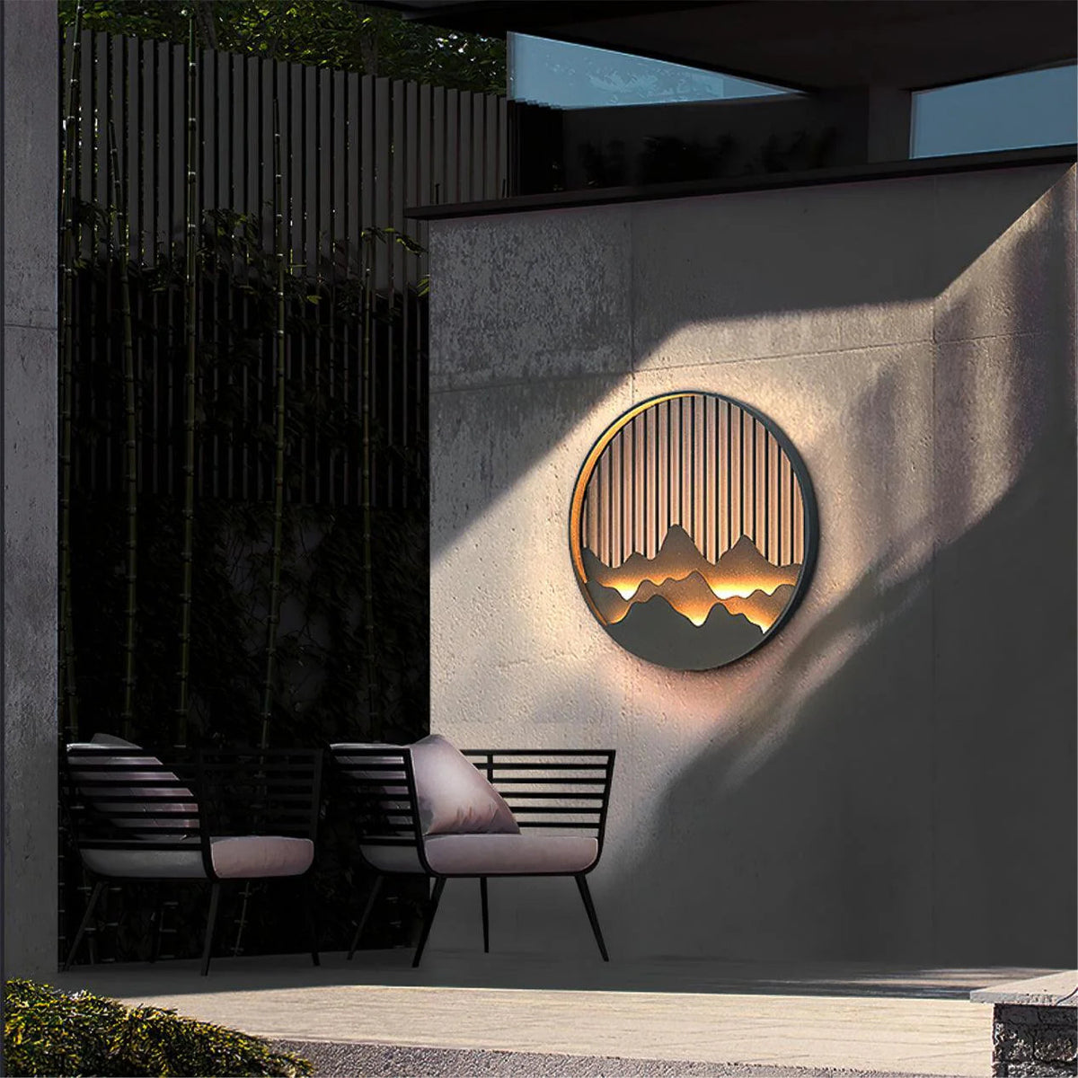 Integrated LED Outdoor Wall Lantern