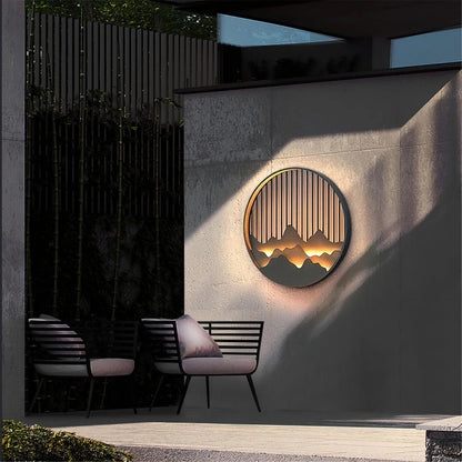 Integrated LED Outdoor Wall Lantern