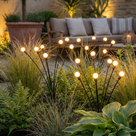 Solar Firefly Garden Lights, 120 Lumens