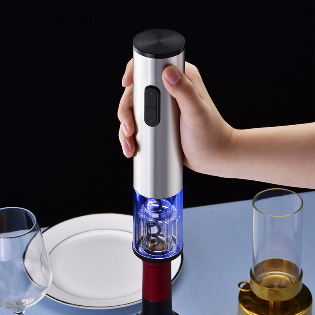 Skanto | Electric Wine Opener – 4-in-1 Set for Effortless Corking and Perfect Pouring