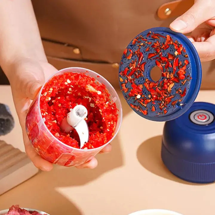 Kalsten | Electric Vegetable Slicer – USB-powered, safe & space-saving