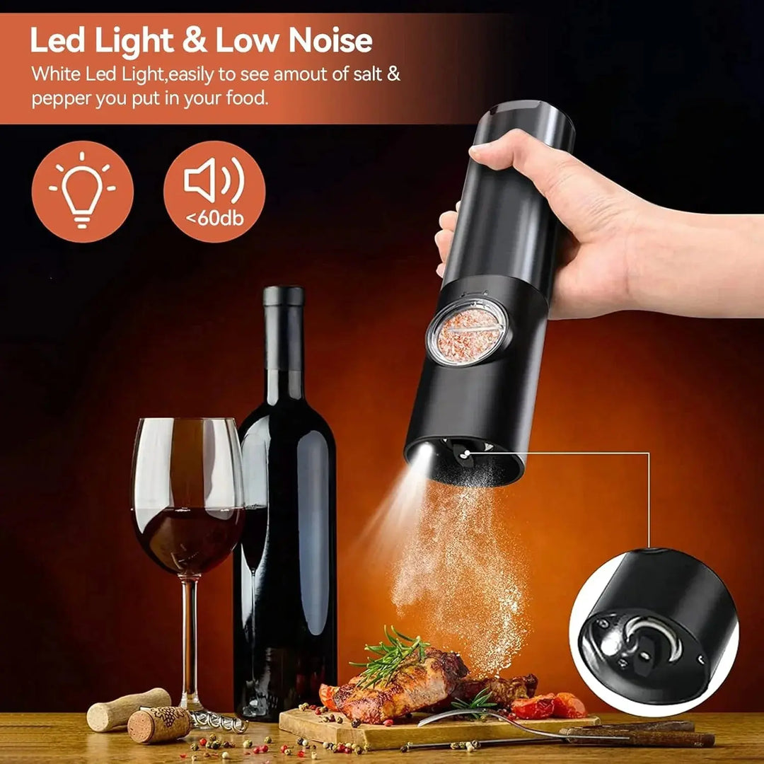Electric spice grinder set with USB-C charging station | Kalsten