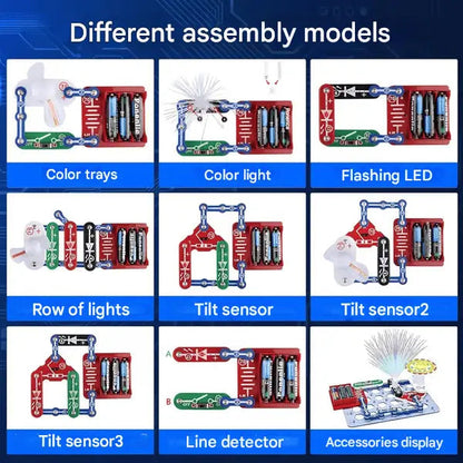 Electronics learning set for children with 300 experiments