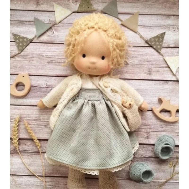 Skanto | Handmade Waldorf Doll | Cotton for Creative Play | Multicolored