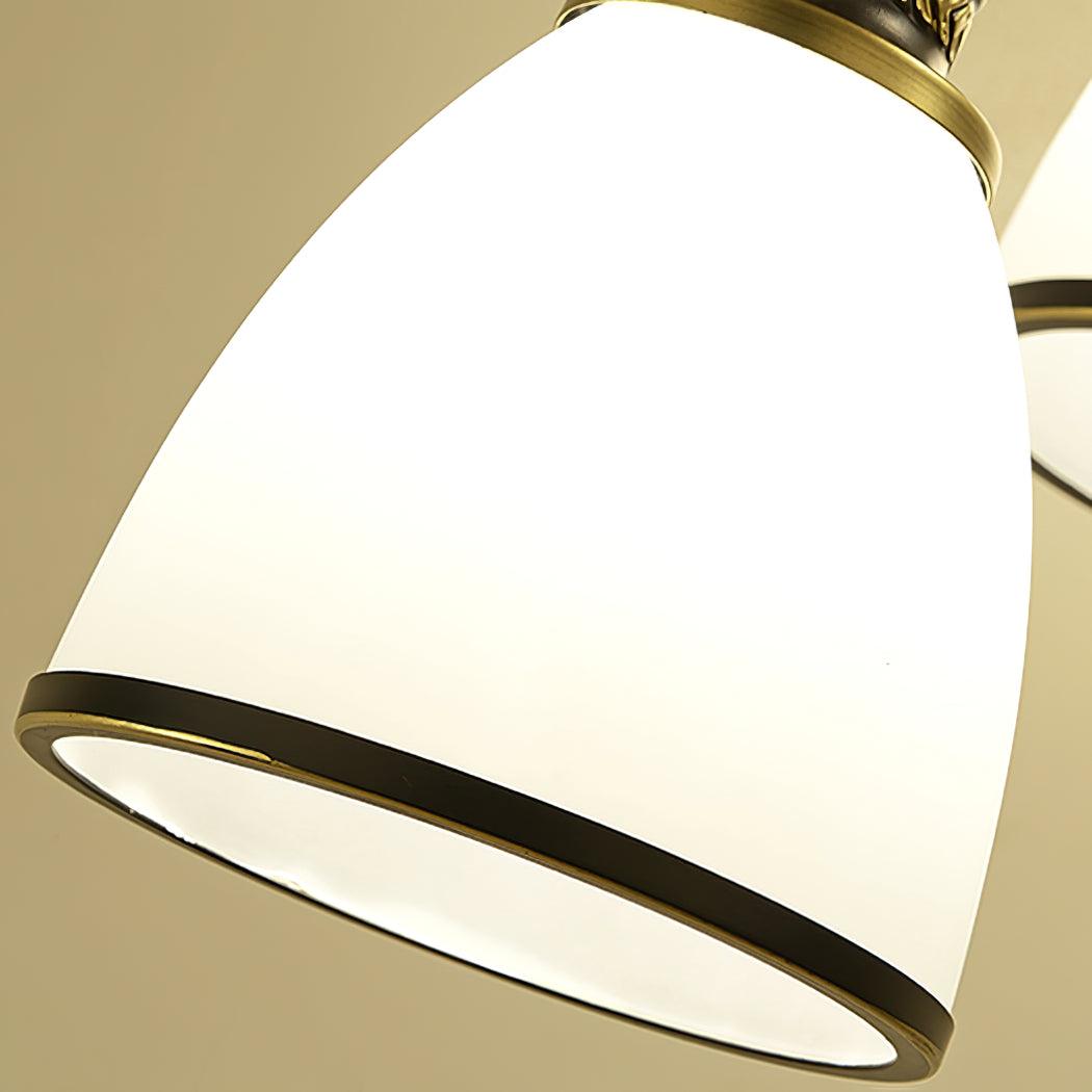 Empire New Age White Glass Pendant Light | Kalsten