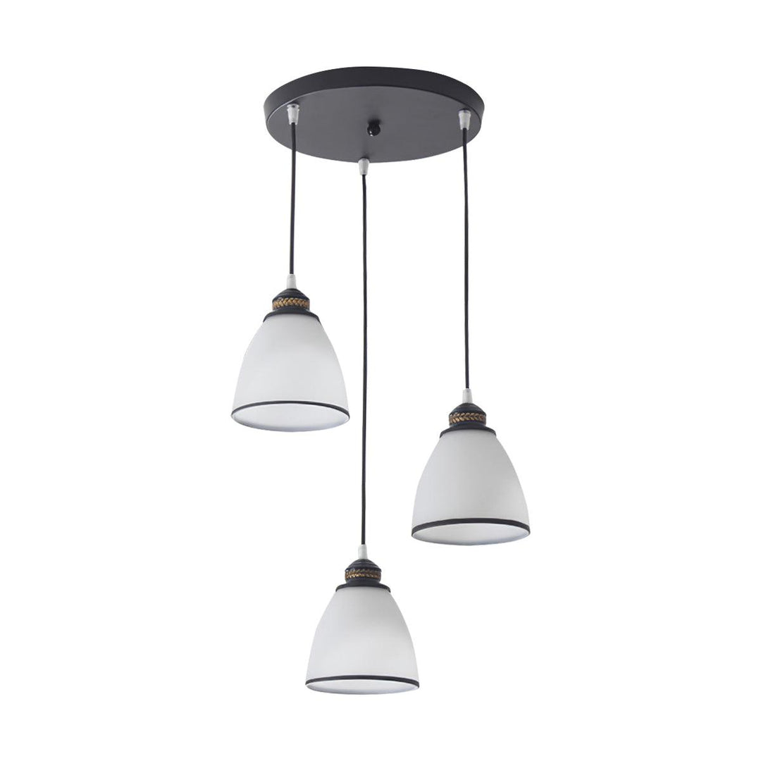 Empire New Age White Glass Pendant Light | Kalsten