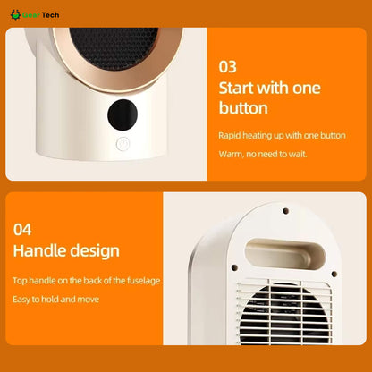 Sandsberg | Portable Fan Heater | Energy-efficient and Quiet