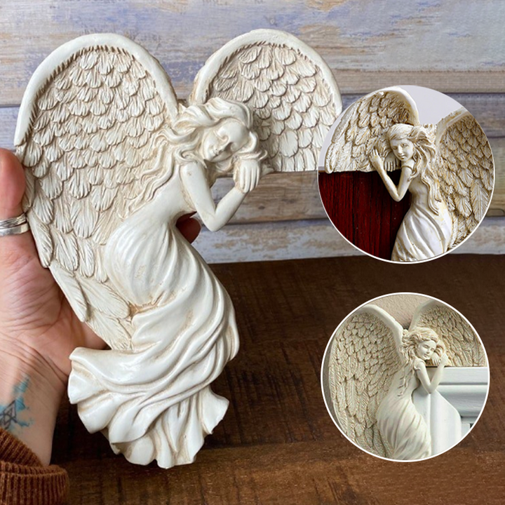 Angel wing door frame decoration in resin | Kalsten