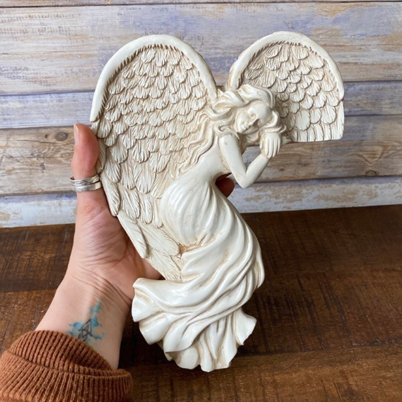 Angel wing door frame decoration in resin | Kalsten