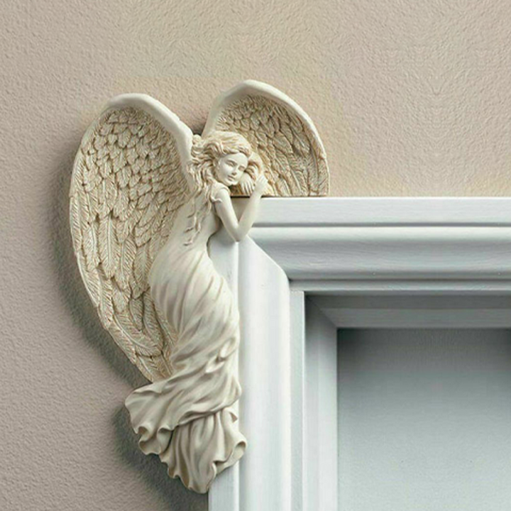 Angel wing door frame decoration in resin | Kalsten