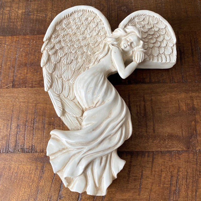 Angel wing door frame decoration in resin | Kalsten