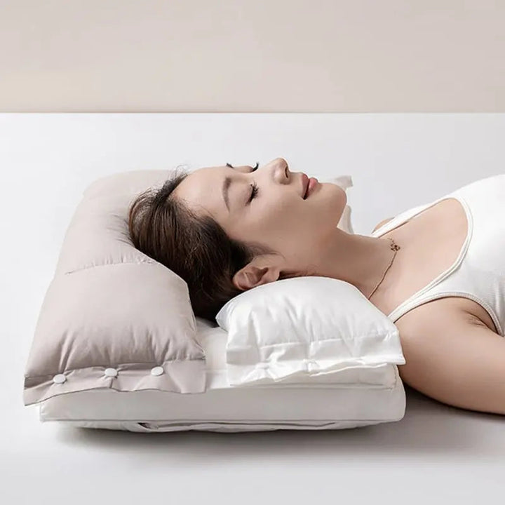 Adjustable Memory Foam Neck Pillow