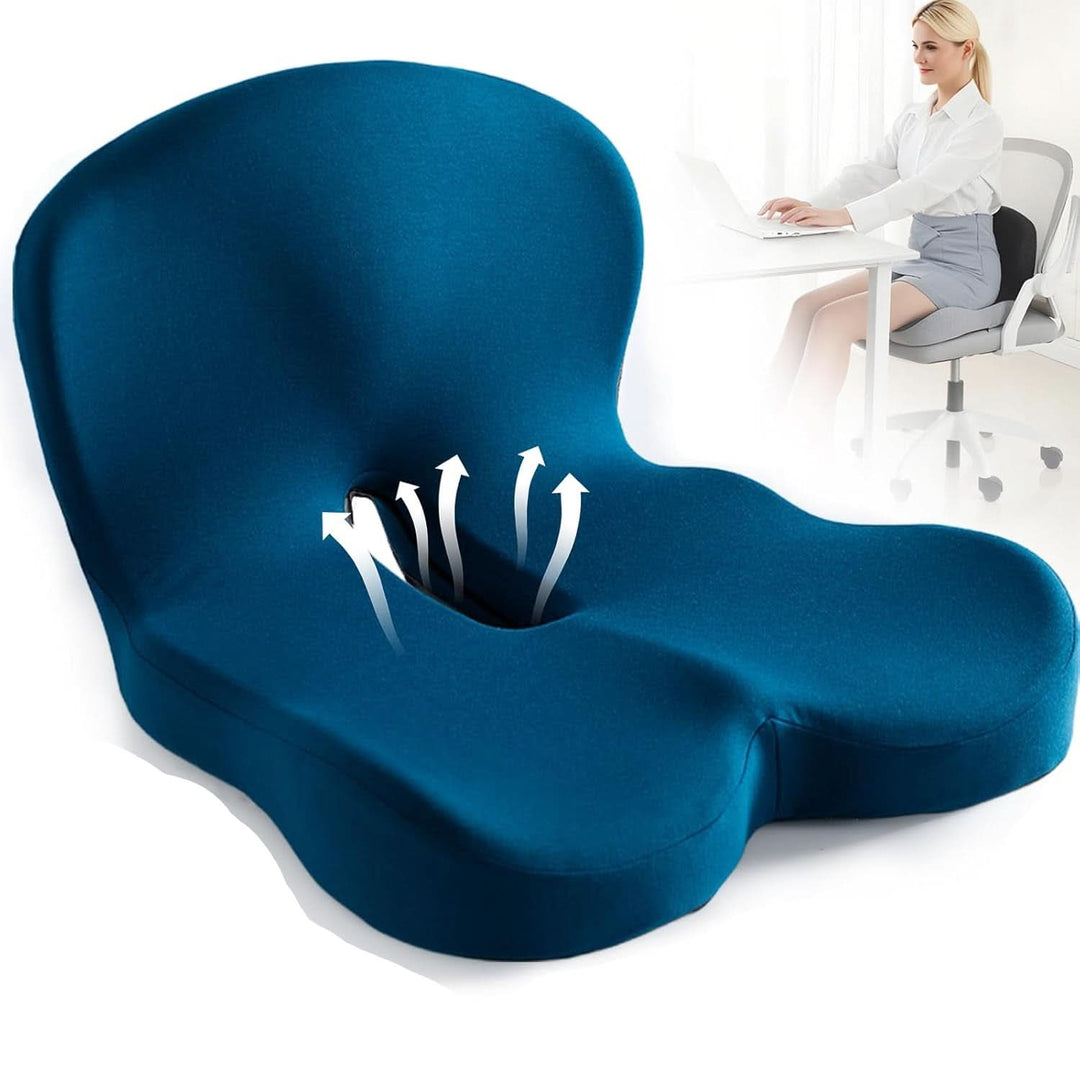 ErgoComfort Pad Memory Foam Seat Cushion | Kalsten