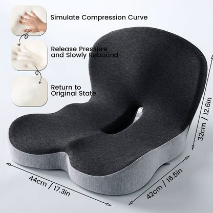 Skanto Skanto | Ergonomic Seat Cushion with Lumbar Support for Office, Car & Travel