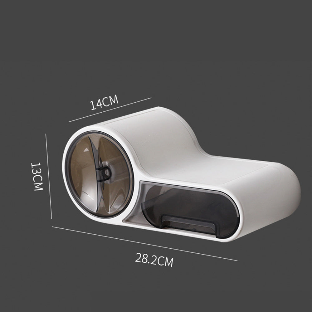 DroogHoud Self-Adhesive Toilet Paper Holder – Waterproof Wall Solution with Extra Storage Space | Kalsten