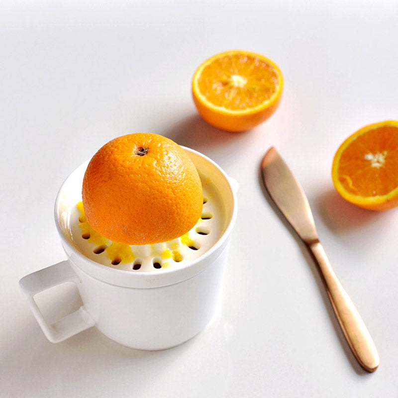 Skanto | Eze Ceramic Citrus Juicer – Manual Juice Extractor for Lemons, Oranges & Limes