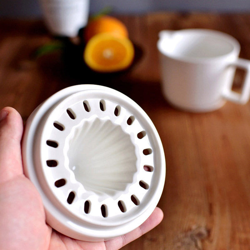 Skanto | Eze Ceramic Citrus Juicer – Manual Juice Extractor for Lemons, Oranges & Limes