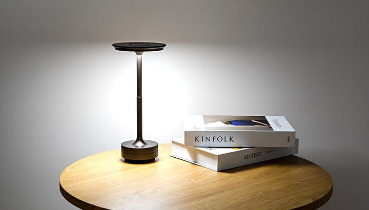 ClarityGlow Luxe Edition | Wireless LED Table Lamp | Kalsten