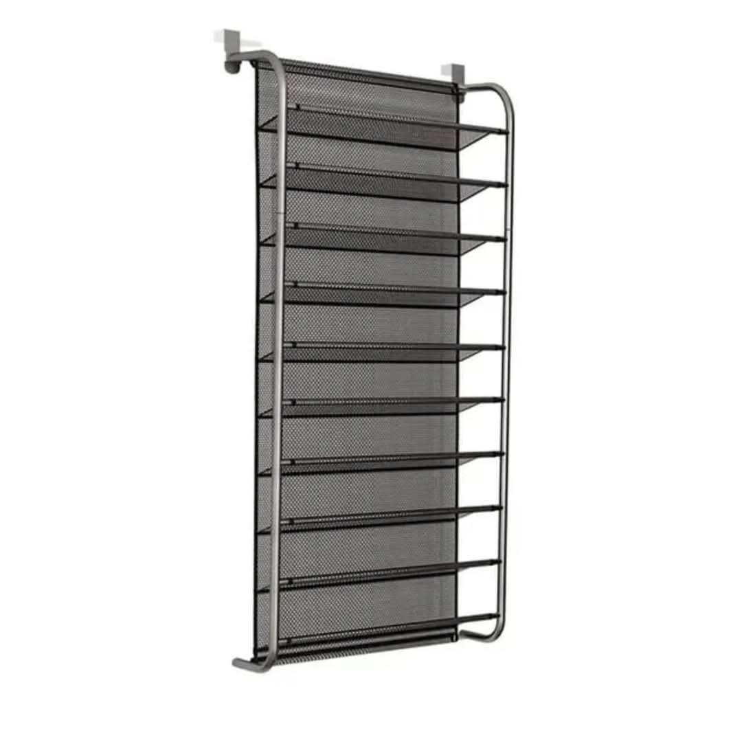 Kalsten | 10 Tier Over The Door Shoe Rack Organizer