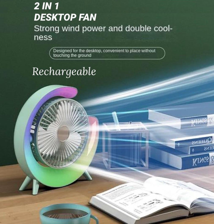 Fan Desktop Rechargeable 2:1 | Kalsten