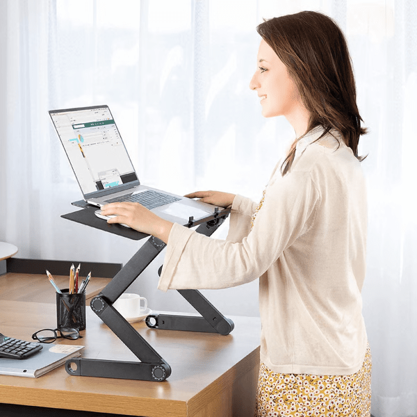 Kalsten | Laptop stand – Ergonomic & height-adjustable for healthy posture while working