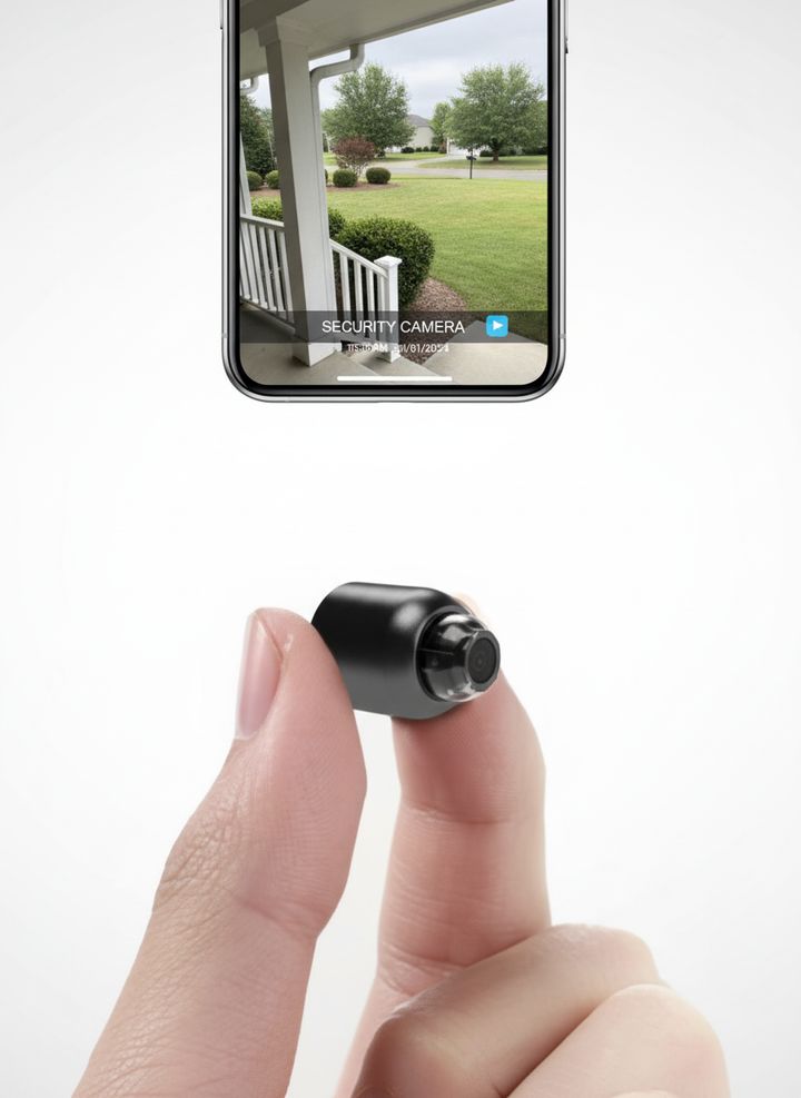 Kalsten | Compact WiFi Surveillance Camera | Wireless | Night Vision | Motion Detection