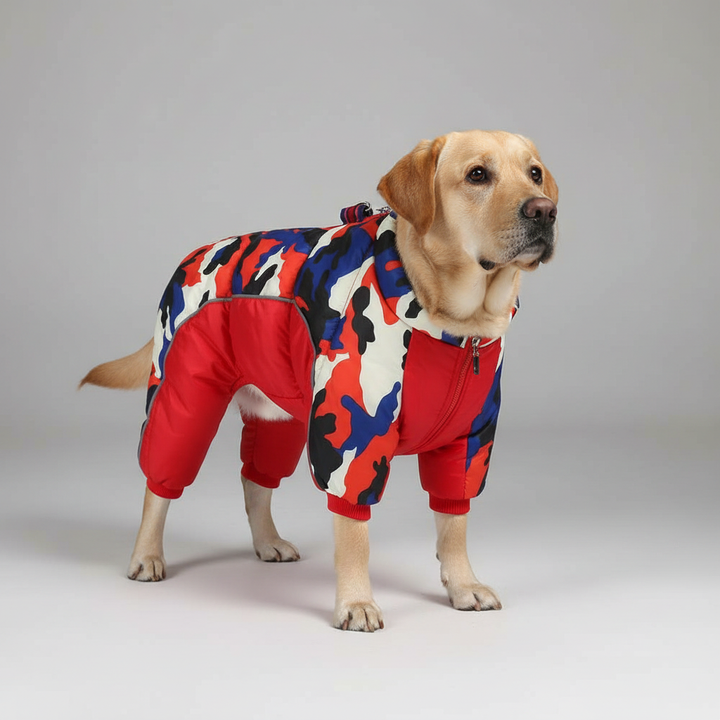 Kalsten | Warm & waterproof winter jacket for dogs with reflective stripes