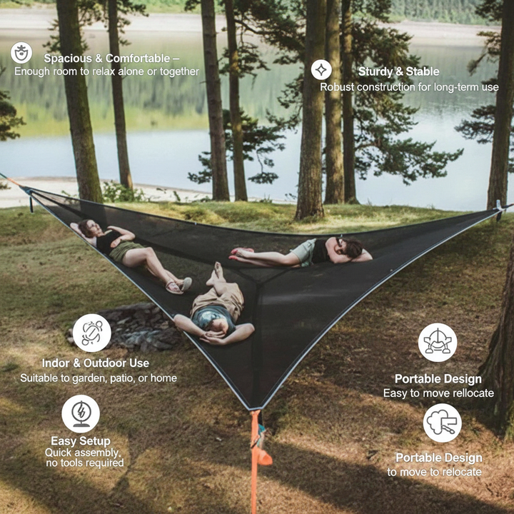 Kalsten | SturdyRest Hammock with Frame – Comfortable Relaxation for Indoors and Outdoors