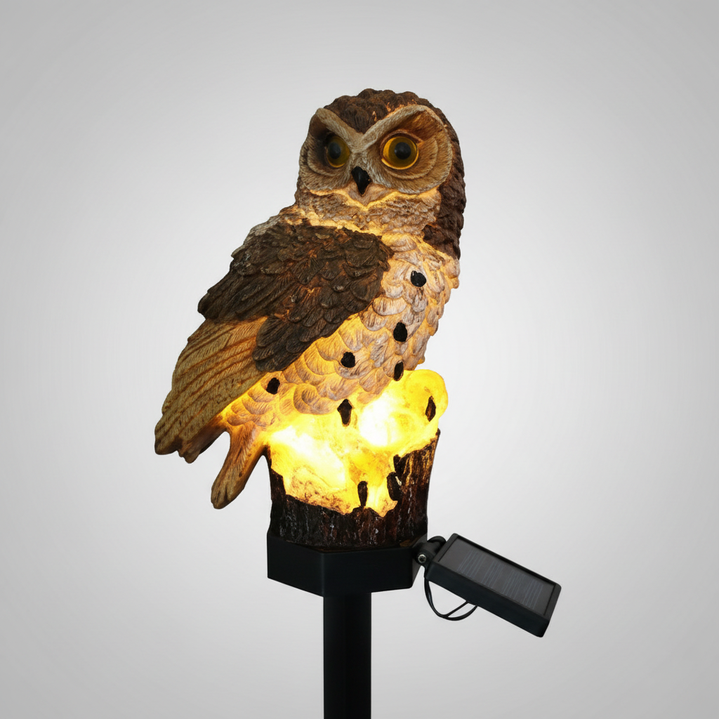 Kalsten | OwlGlow Solar-Powered Garden Lamp