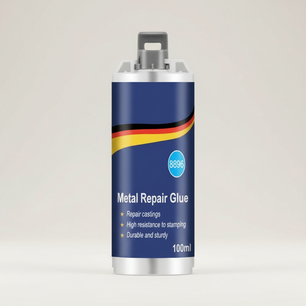 Karnz | High-Performance Metal Repair Adhesive | Industrial Adhesive for Cast Iron, Steel & Aluminum | Heat Resistant & Waterproof | 100ml Liquid Metal Repair Kit | Silver