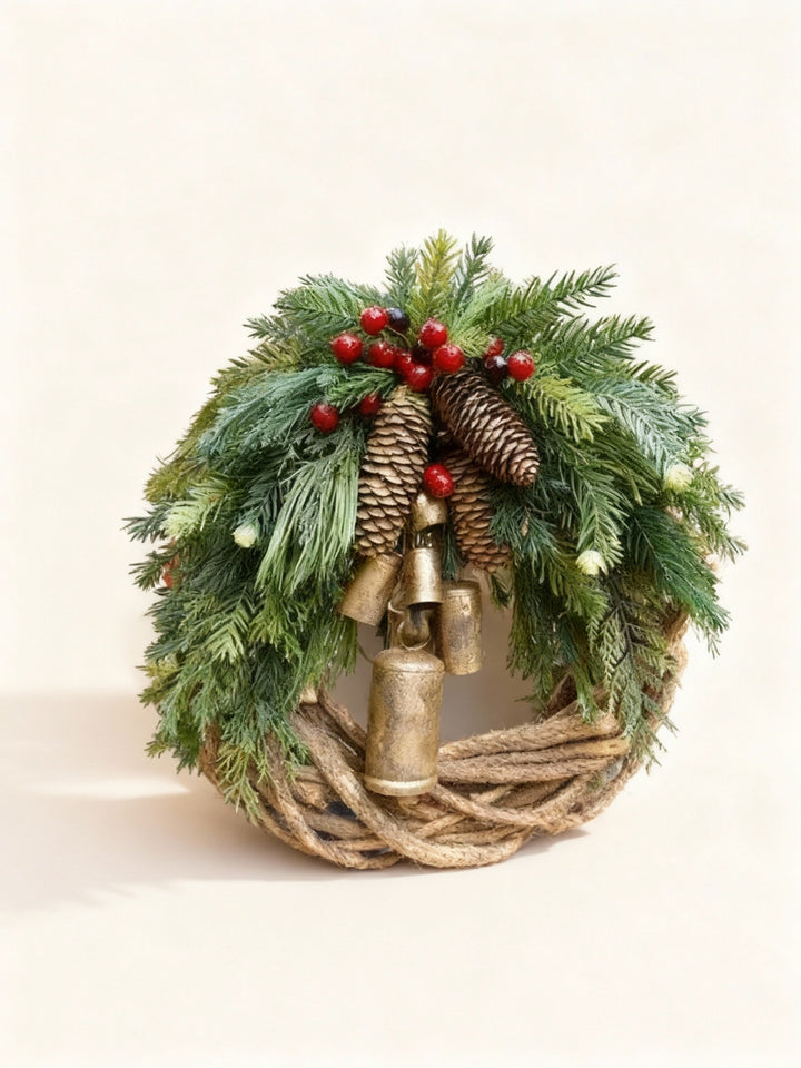 Handmade Winter Door Wreath