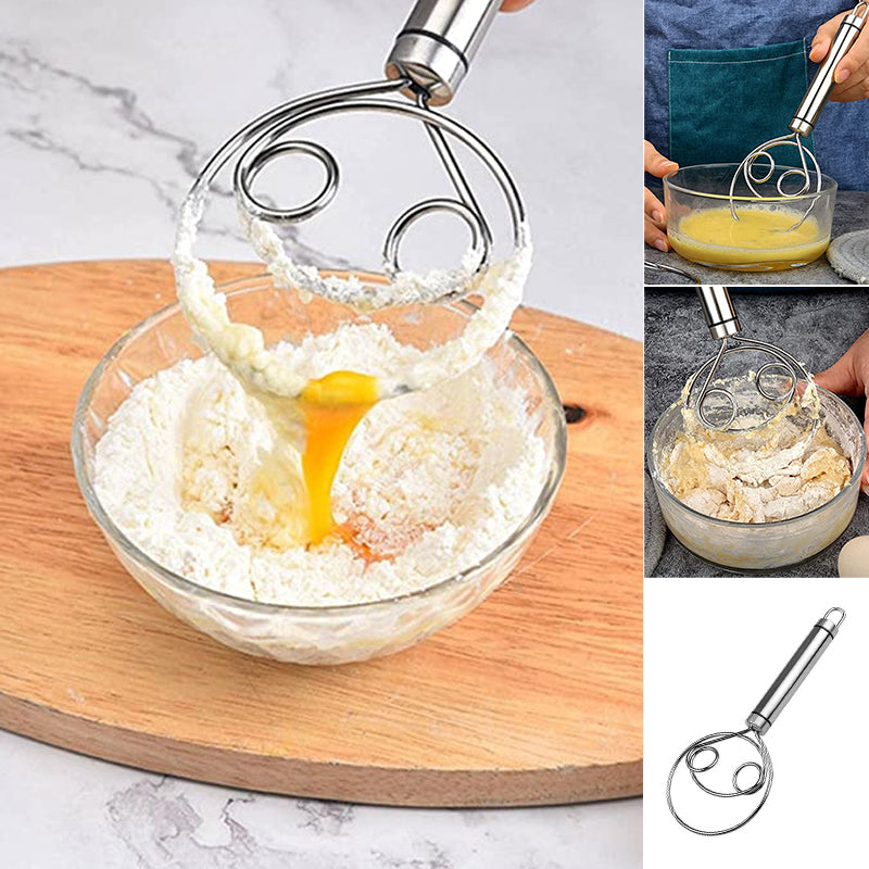 Magic dough whisk in stainless steel | Kalsten