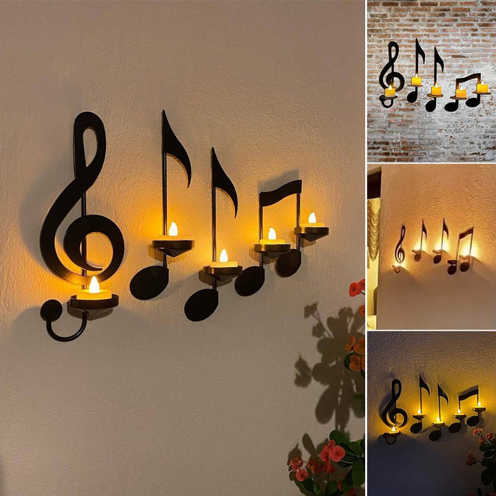 Elegant chandelier music note chic atmosphere | Kalsten