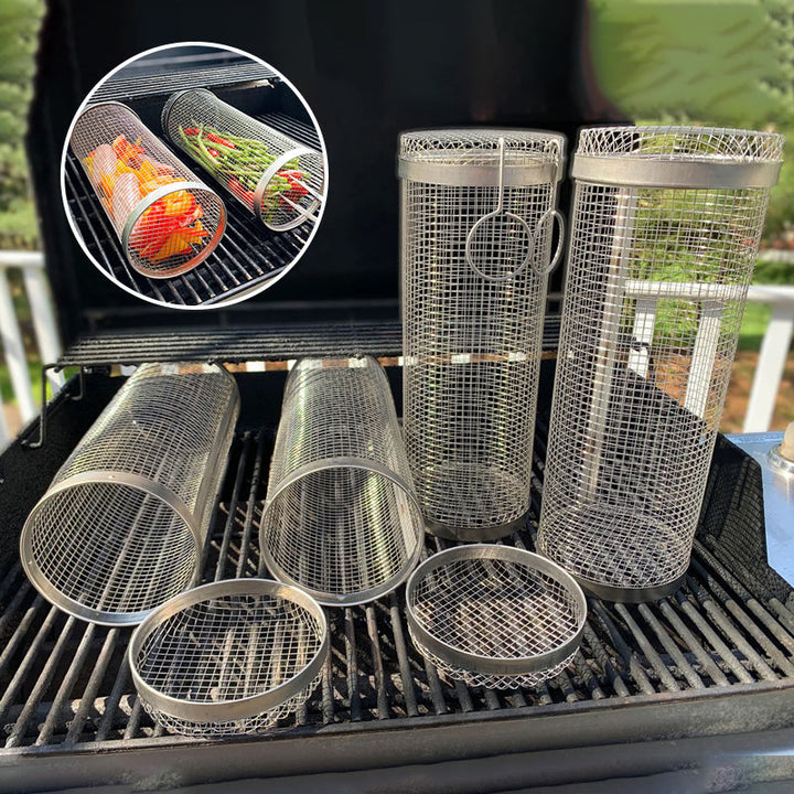 Cylindrical grill basket | Kalsten
