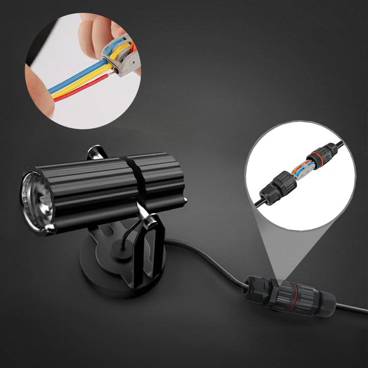 Weatherproof electric cable connector for outdoor use | Kalsten