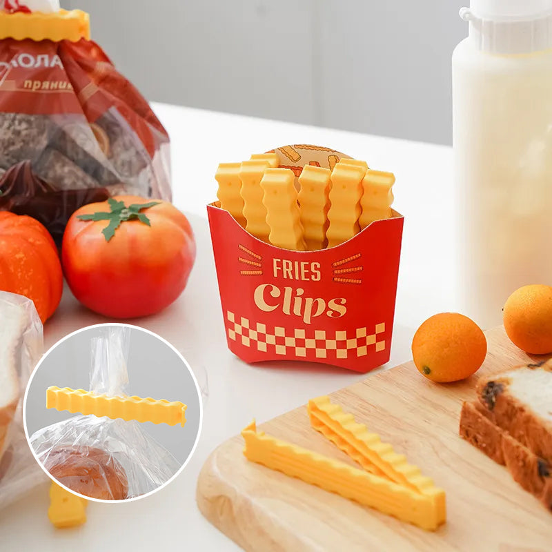 Funny magnetic French fries food closure clip | Kalsten