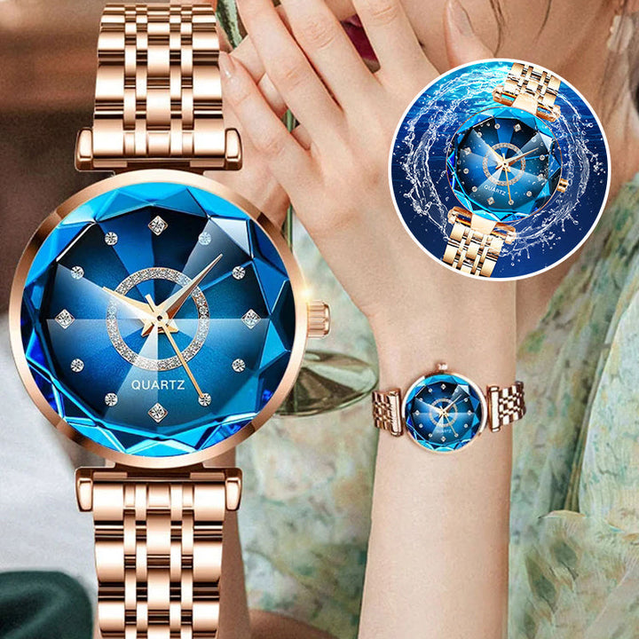 Kalsten | Starry Diamond Dial Ladies Waterproof Watch