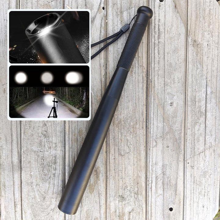 Kalsten | Baseball Bat Shaped LED Flashlight | Aluminum Alloy, 3 Lighting Modes | Emergency & Utility Use
