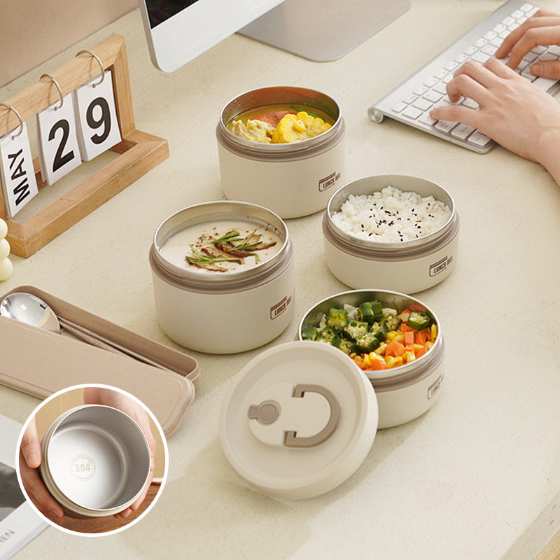 Leak-proof Lunch Box With Thermal Insulation In Stainless Steel | Kalsten