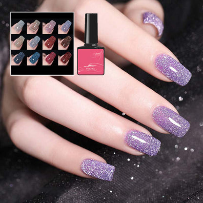 High density glitter nail gel polish | Bowlift