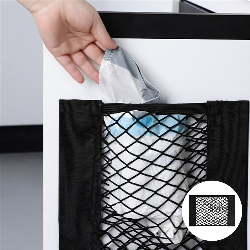 Plastic bag storage mesh bag (With adhesive tape) | Kalsten
