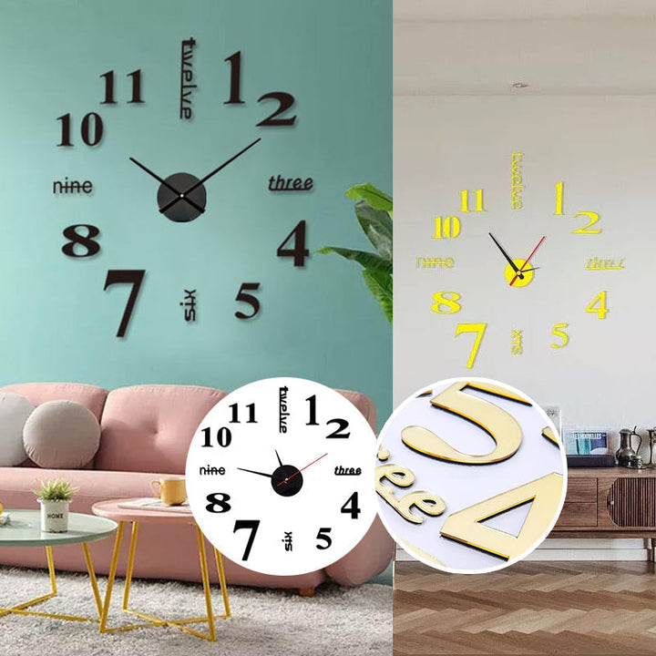 DIY Modern No-Punch Wall Clock | Kalsten