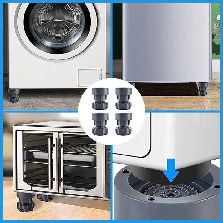 4 pieces height-adjustable washing machine stand | Kalsten