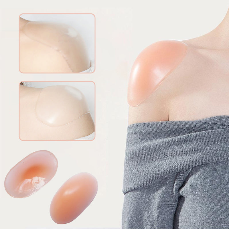 NATURALLY SOFT, NON-SLIP SHOULDER PADS