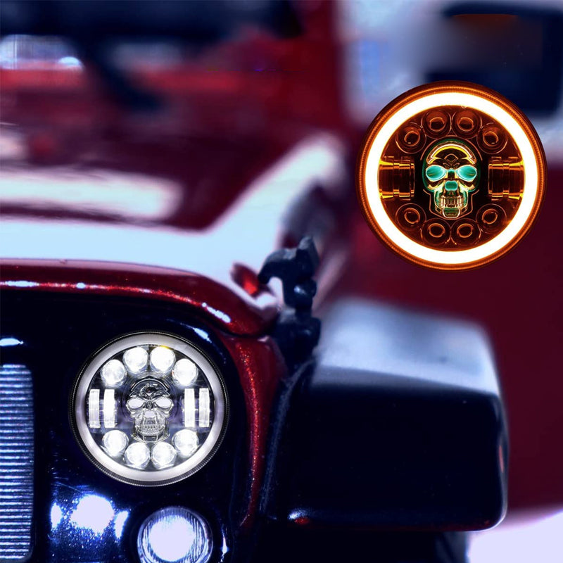 Kalsten | 7 Inch Skull LED Headlight