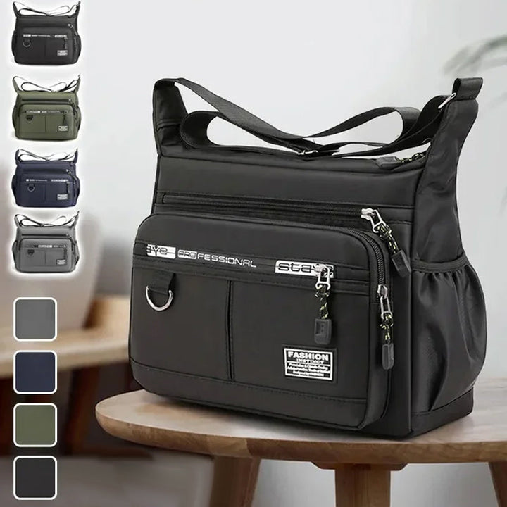 Men's messenger bag with multiple pockets | Kalsten