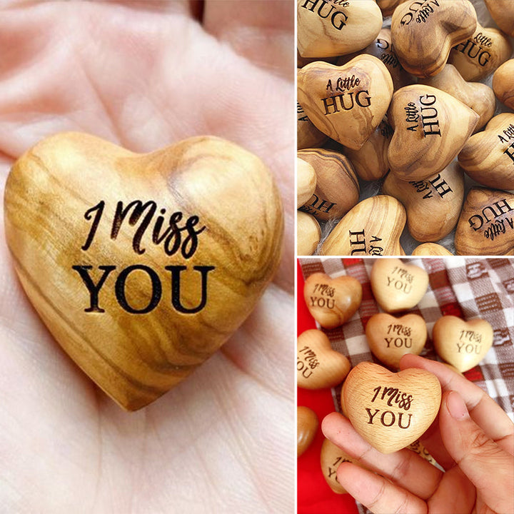 Kalsten | Small Pocket Hug Wooden Heart Token