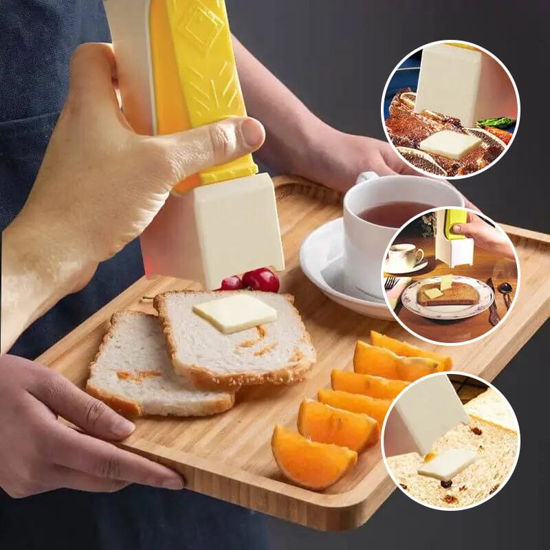One Click Stick Butter Cutter Cheese Splitter Slicer | Kalsten
